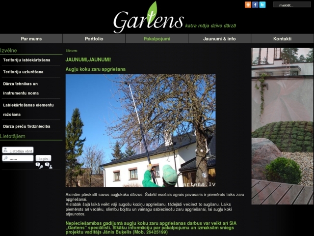 Gartens, SIA
